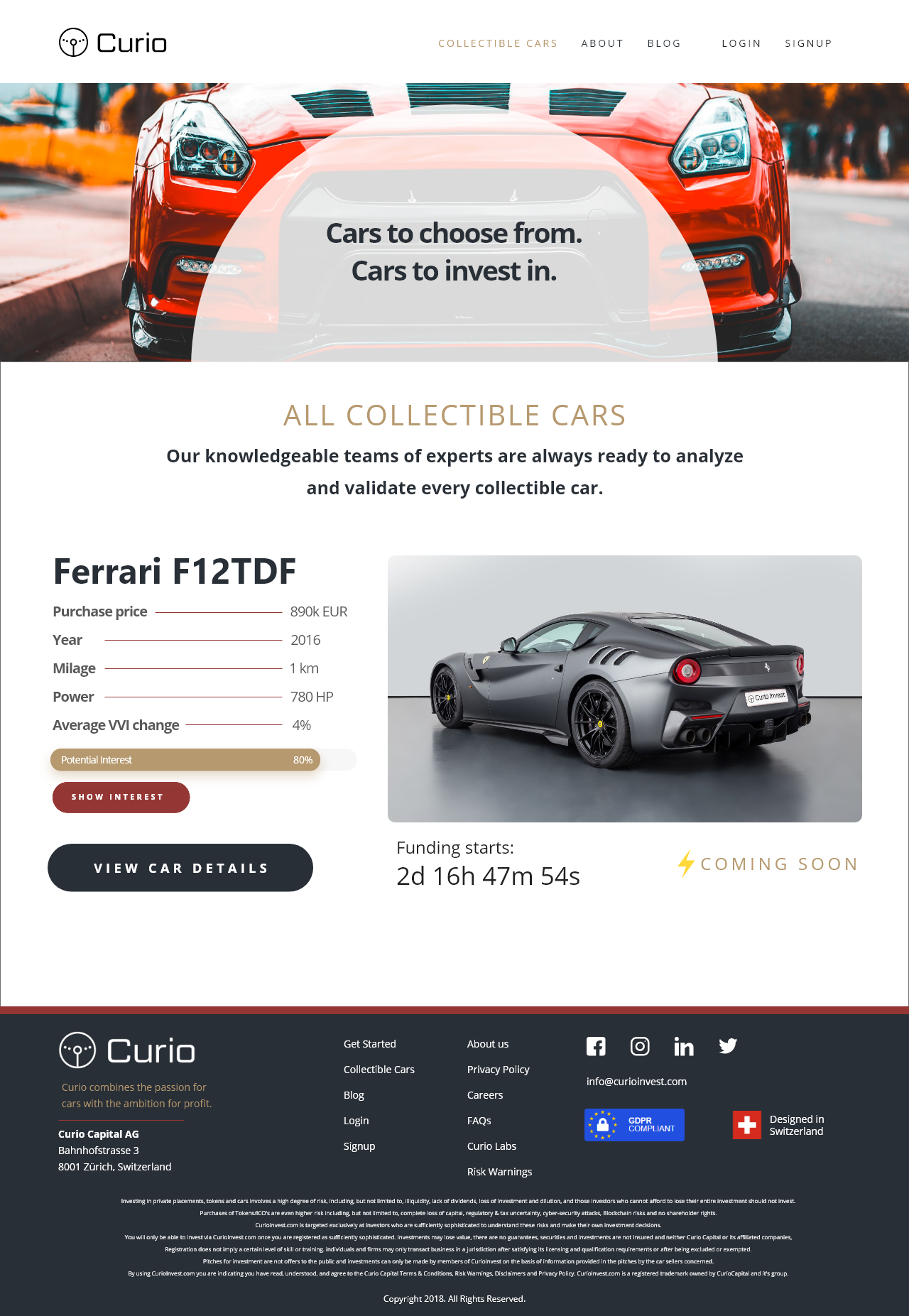 Web UI design example 8